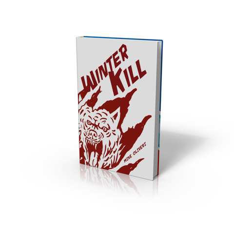 Winter Kill HC 3D Winter Kill hardcover 3D mockup